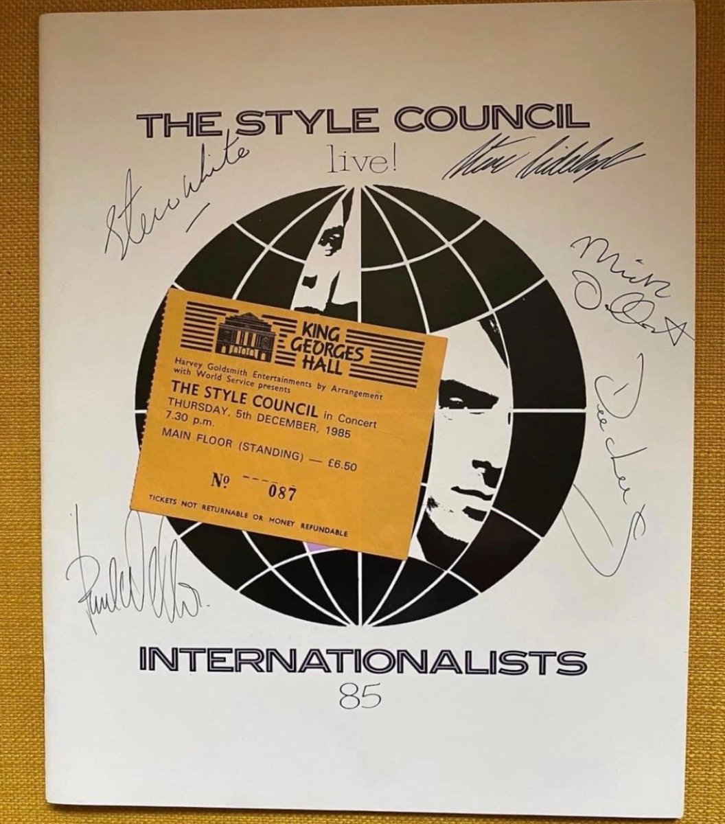 Pete Eastwood (@natmpete) on Twitter photo On this day 39 years ago (05.12.85)
I paid £6.50 to go and watch The Style Council at King George’s Hall Blackburn.
What a concert.
<a href="/MRCOOLSDREAM/">The Style Council</a> <a href="/paulwellerHQ/">Paul Weller</a> <a href="/PaulWellerNews/">Paul Weller News</a> <a href="/KingGeorgesHall/">King George’s Hall</a> On this day 39 years ago (05.12.85)
I paid £6.50 to go and watch The Style Council at King George’s Hall Blackburn.
What a concert.
<a href="/MRCOOLSDREAM/">The Style Council</a> <a href="/paulwellerHQ/">Paul Weller</a> <a href="/PaulWellerNews/">Paul Weller News</a> <a href="/KingGeorgesHall/">King George’s Hall</a>