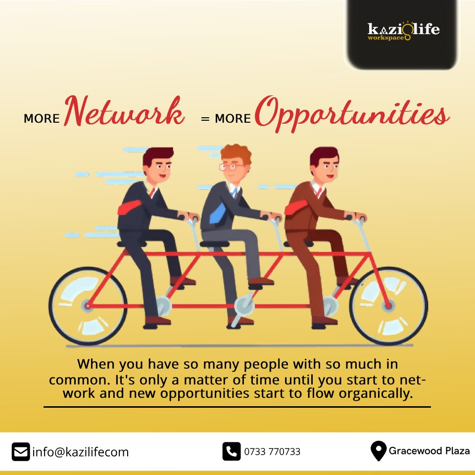 kazilife1's tweet image. Surround yourself with like-minded people, and meaningful opportunities will follow.

Join KaziLife Workspace today!

#BlackFriday #KaziLife #OleSapit #JamboMassawe #Kasongo #RutoLiesAllTheTime #GoingEastAfrica #Quansah #Timber #Njeri