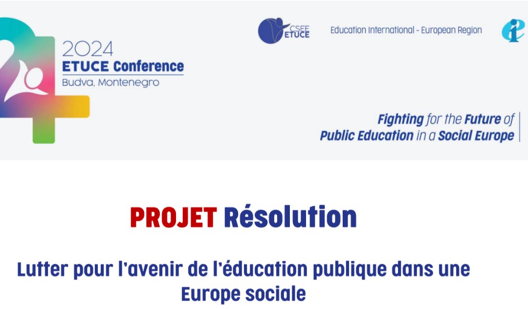 Julien Farges (@julienfarges) on Twitter photo Il y a une semaine, le <a href="/ETUCE_CSEE/">ETUCE European Trade Union Committee for Education</a> approuvait la résolution principale "lutter pour l'avenir de l'éducation publique dans une Europe sociale". C'est exactement ce que nous faisons à l'occasion de la #Greve5Decembre. L'école publique est un pilier de la démocratie, défendons-la. Il y a une semaine, le <a href="/ETUCE_CSEE/">ETUCE European Trade Union Committee for Education</a> approuvait la résolution principale "lutter pour l'avenir de l'éducation publique dans une Europe sociale". C'est exactement ce que nous faisons à l'occasion de la #Greve5Decembre. L'école publique est un pilier de la démocratie, défendons-la.