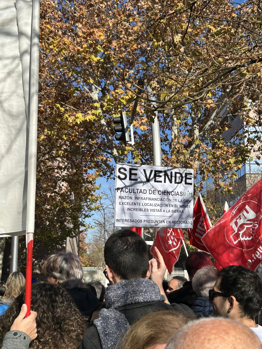 La cosa está muy malita en las universidades públicas de Madrid, doy fe