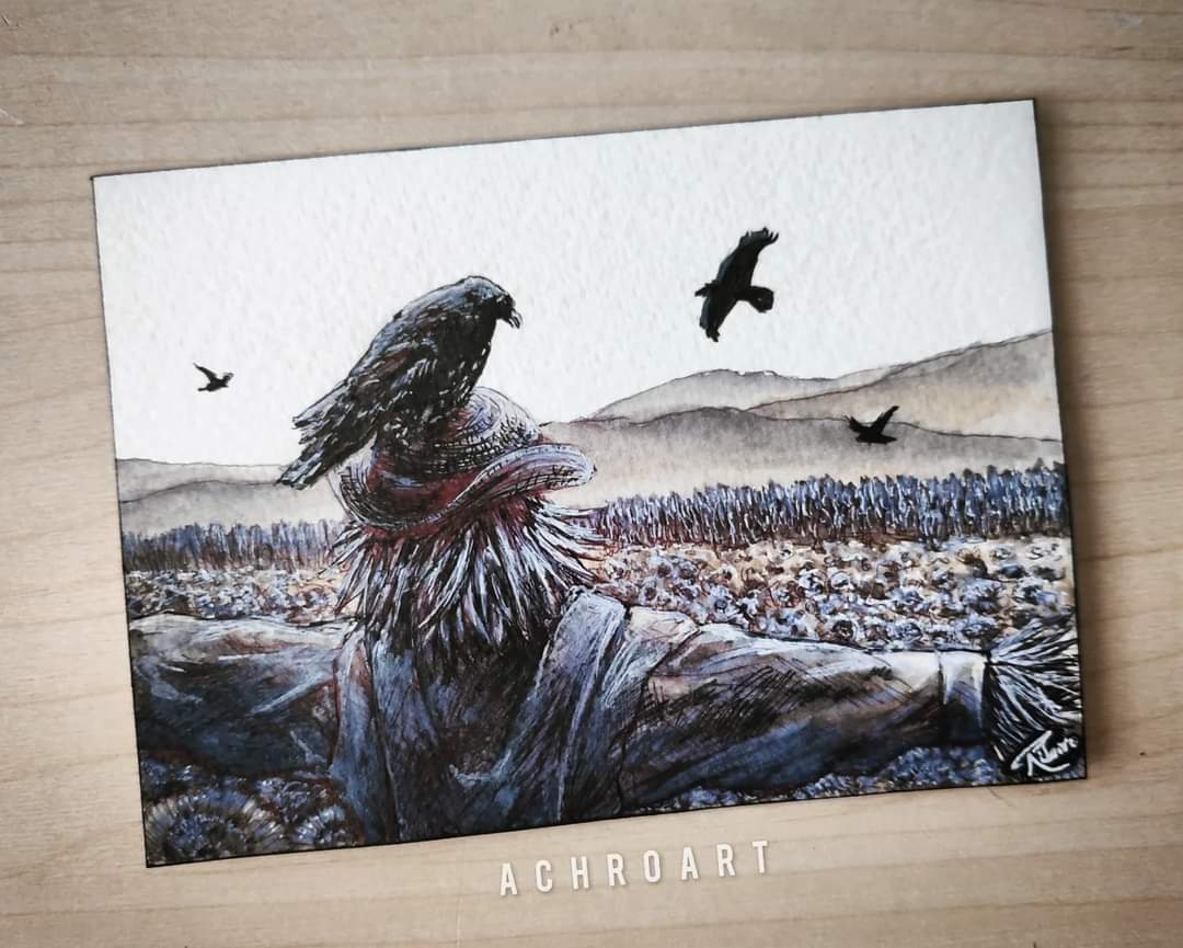 achroart's tweet photo. Inktober Day 25: Scarecrow

#inktober #inktober2024 #inktober2024scarecrow https://t.co/FoUNLnOszl