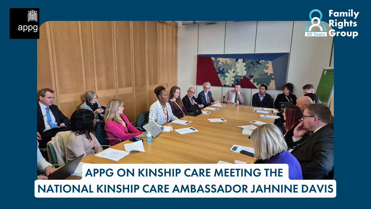 APPG on Kinship Care (@appgkinshipcare) on Twitter photo This week our Group met with the recently appointed National Kinship Care Ambassador, <a href="/JahnineDavis/">Jahnine Davis</a>, to discuss her role and priorities.
We also heard from <a href="/munirawilson/">Munira Wilson 🇺🇦</a> and <a href="/SteveDarlingMP/">Steve Darling MP</a> on their amendment to the Employment Rights Bill for paid kinship care leave. This week our Group met with the recently appointed National Kinship Care Ambassador, <a href="/JahnineDavis/">Jahnine Davis</a>, to discuss her role and priorities.
We also heard from <a href="/munirawilson/">Munira Wilson 🇺🇦</a> and <a href="/SteveDarlingMP/">Steve Darling MP</a> on their amendment to the Employment Rights Bill for paid kinship care leave.