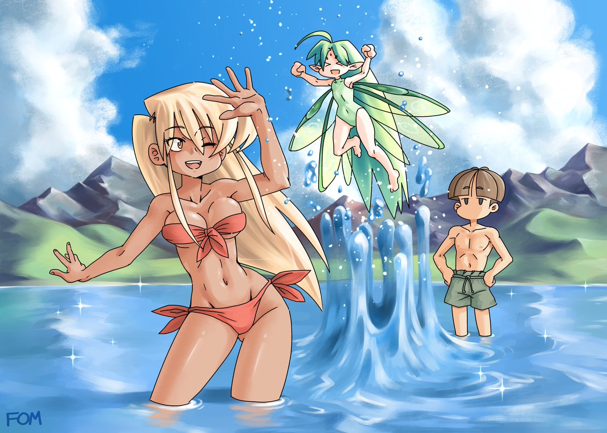 It's already been two years since Queen Beast was released!! Waowweee!!!🥳🎉
To celebrate, here's a commemorative drawing from the scenario writer, fom!

We're still working hard on a new project and hope to share more details soon!⭐️