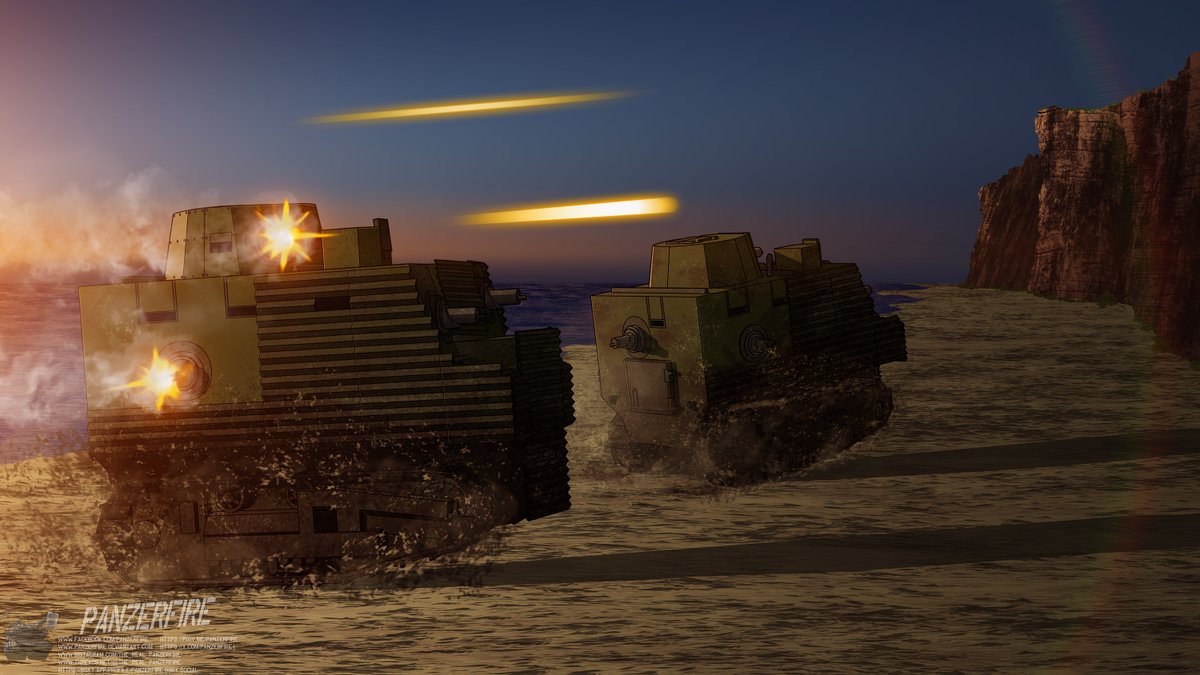 Panzerfire1's tweet photo. #Commission for @CaelusVarsat 

Two #newzealand #bob #semple tanks storm the beaches of a Japanese-held island in the South Pacific.

There was no mercy on that day.

#commissionart #ww2 #war #combat #pacificwar #tank #military https://t.co/vccYllXFZr