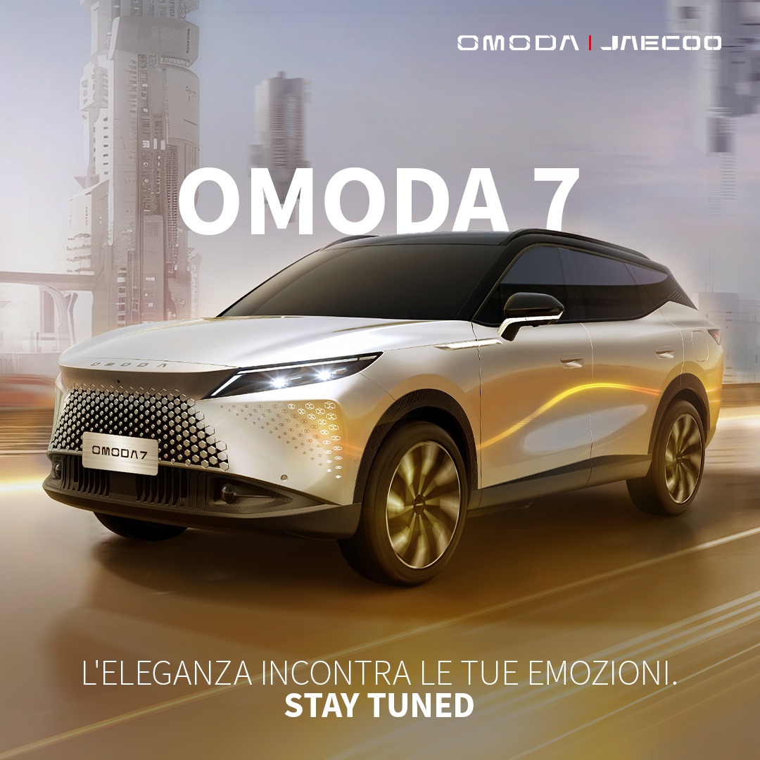 GroupParadiso's tweet photo. Sei pronto a conoscere un'auto che non segue semplicemente le tendenze, ma le crea?​
La nuova #Omoda7 trasforma ogni viaggio in un'esperienza intensa, dove lo stile raffinato si fonde con la passione. https://t.co/mAan6LnFYJ