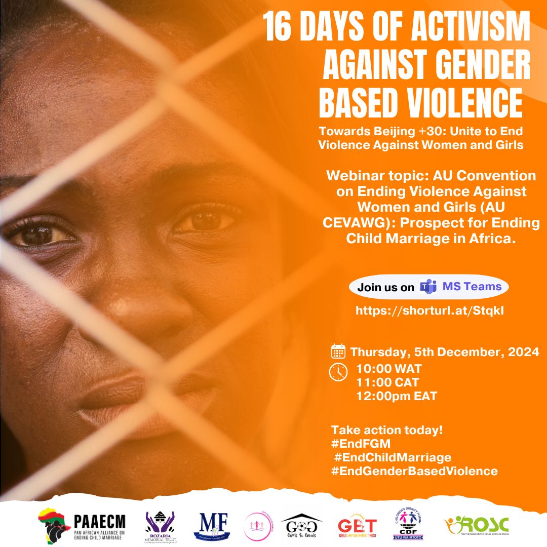 DekaVimbiso's tweet photo. Join the conversation as we fight violence against women and girls 
#16DaysOfActivism 
#EndGBV
#EndChildMarriages https://t.co/ADC0qFxBLO