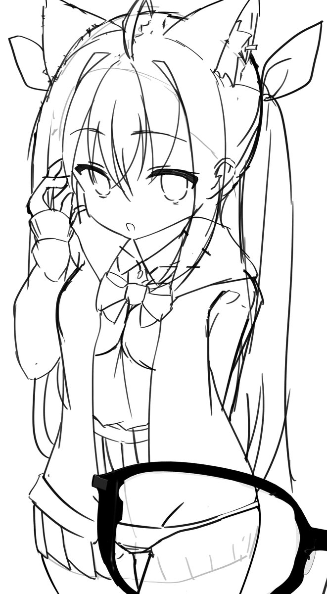 sumibi_holoFA's tweet photo. JKフブさんWIP（服透過メガネ） https://t.co/GAAFEXuvBv
