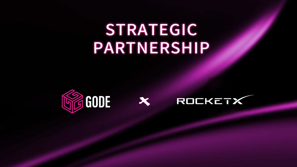 GodeChain's tweet photo. 🚀 GODE x @Roc_ket_X_ : Igniting the Next Wave of Token Access!
We’re thrilled to announce our collaboration with Rocket X, the ultimate platform for accessing tokens before they list on other exchanges.
#GODE #RocketX #Web3Innovation #TokenAccess #Blockchain https://t.co/PbClR5LyBw