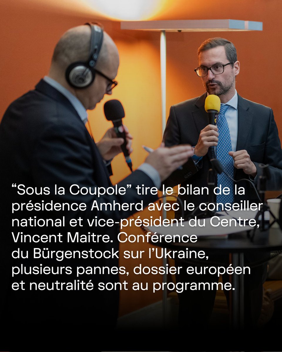 LeTemps's tweet photo. 🎙️A l’occasion de la session d’hiver, notre podcast politique «Sous la Coupole» tire le bilan de la présidence Amherd avec le conseiller national et vice-président du Centre, Vincent Maitre.

➡️ https://t.co/UwcCu2A5z4

Aussi sur Spotify, Acast et Apple Podcasts
🗣️ @RomainClivaz @NicoleLamon @david_biner 
#SousLaCoupole #Suisse #Amherd @Violapamherd