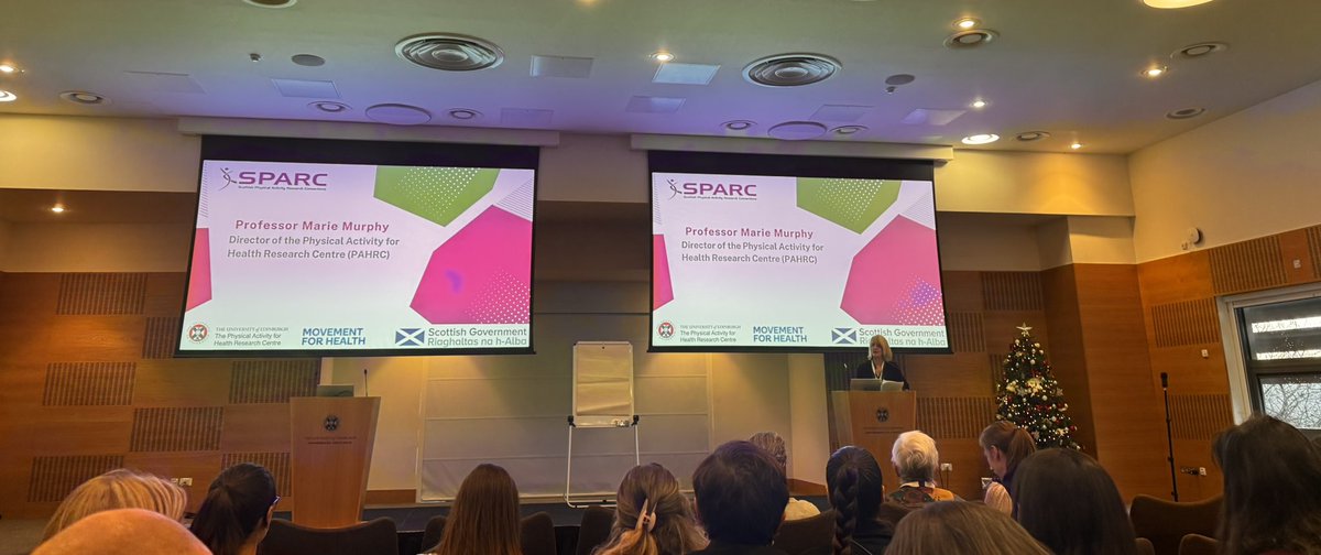 Excited to be <a href="/ScotPARC/">SPARC</a>  conference to hear &amp; engage with speakers &amp; workshops today, to connect with the various posters &amp; students to learn more about evidence based research, demonstrating the impact of physical activity on the physical, mental &amp; social health across Scotland