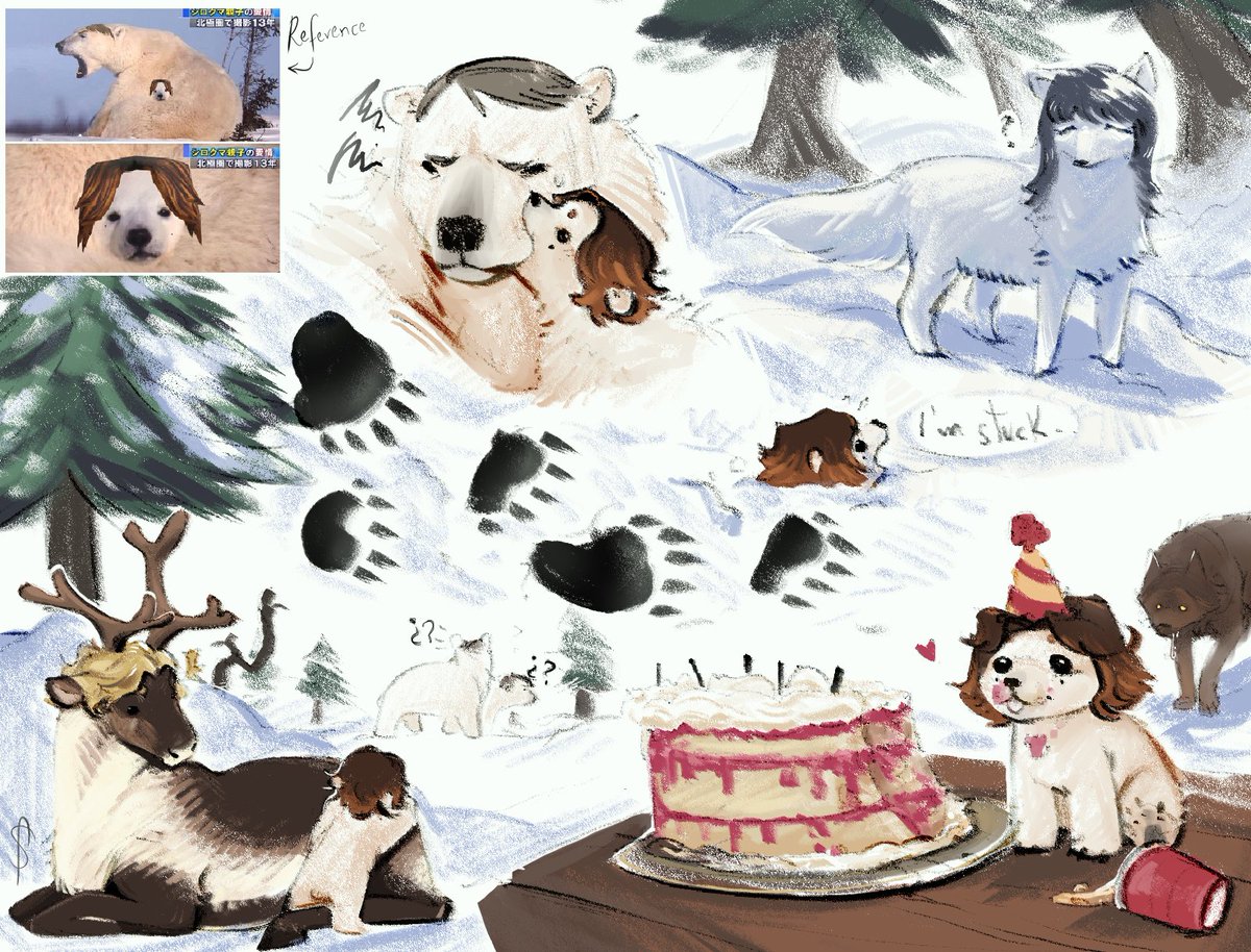 GoatTsA1's tweet photo. wildlife  AAAA😭💖

#Mouthwashing #mouthwashingfanart #sketches https://t.co/mufz7NWz6c