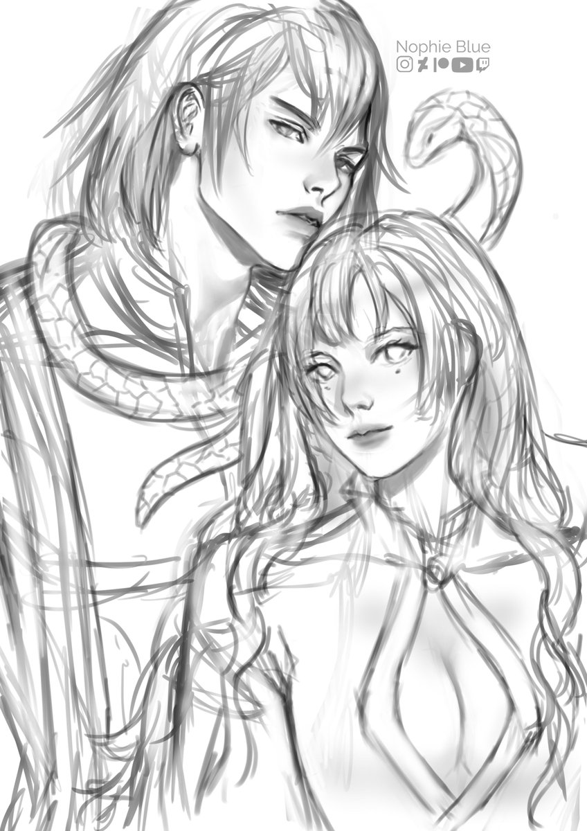 I had a sudden crave to draw Mitsuri and Obanai 😄 ~work in progress, hope you'll like it!:)
#demonslayer #fanart #digitalart