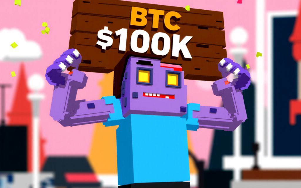 Boom! #BTC breaking new heights.  $100k unlocked  ※\(^o^)/※