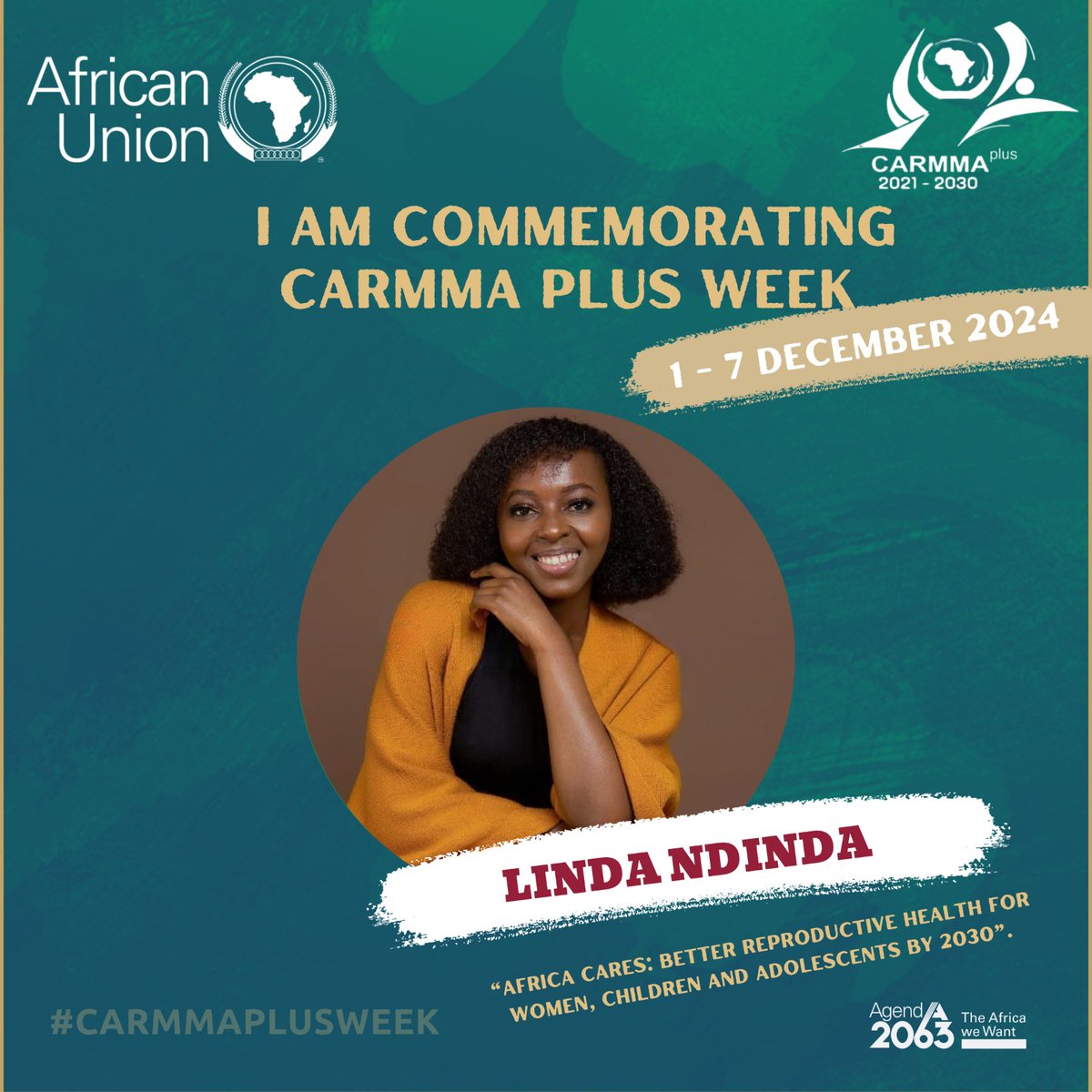 linda_ndinda's tweet photo. #CARMMAPlusWeek
CARMMA (Campaign on Accelerated Reduction of Maternal Mortality in Africa) - an initiative by the AU aimed at responding to the MM crisis.
CARMMA Plus- the restrengthened campaign spotlighting RMNCAH (2021-2030)
@CARMMAfrica
@AU_HHS
@_AfricanUnion https://t.co/5W9sh9IiqU