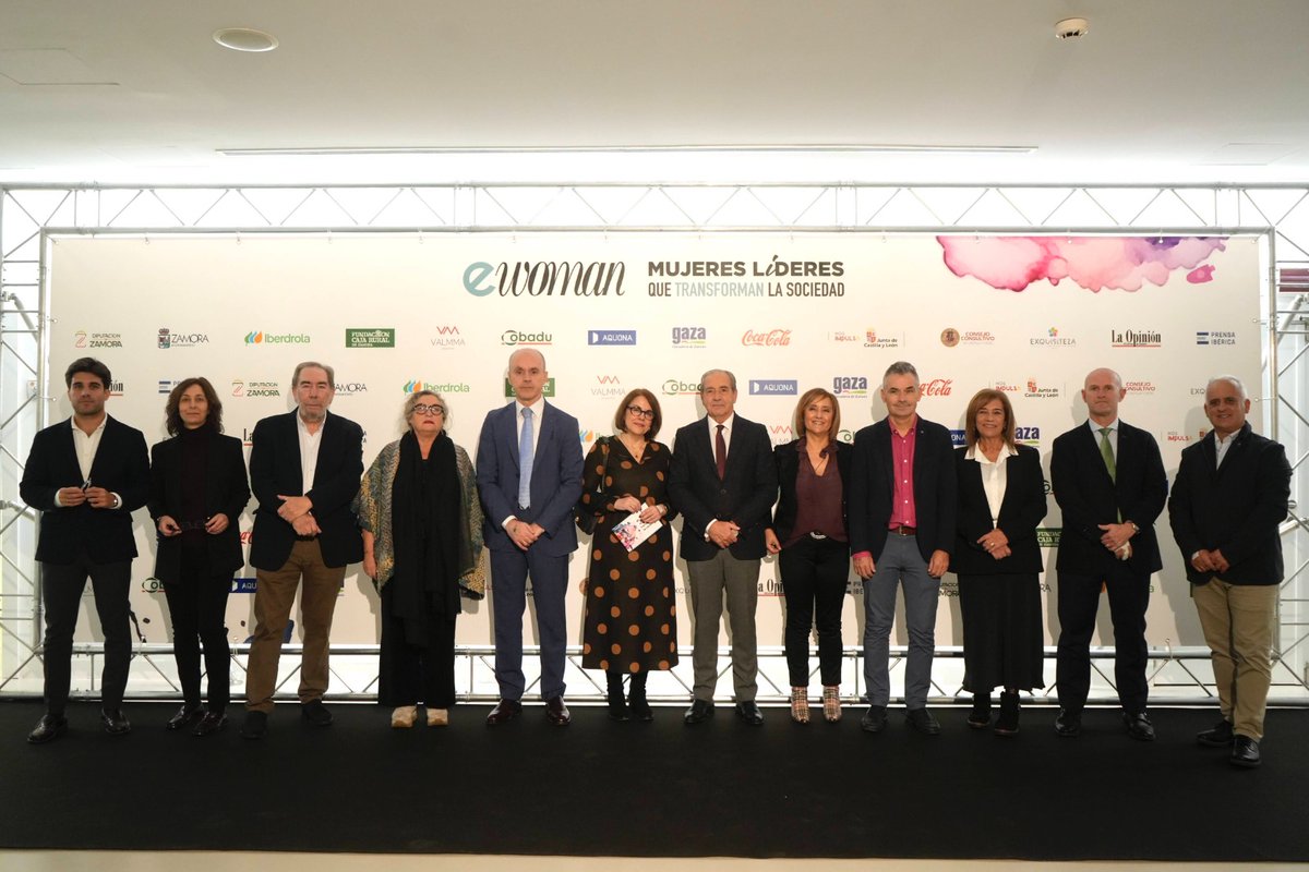 Veolia_Castilla's tweet photo. Un año más, encantados de formar parte de los Premios #eWomanZamora 🏆

Enhorabuena a las ganadoras, todo un ejemplo de liderazgo y talento femenino 👏👏 https://t.co/miBMzJtc1i