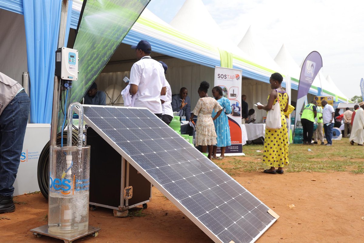 UECCC1's tweet photo. We are live at Kiboga Ssaza grounds for the official #RBFLaunch Various #CleanEnergy service companies are on ground displaying their discounted products. https://t.co/F29r6NVTxI