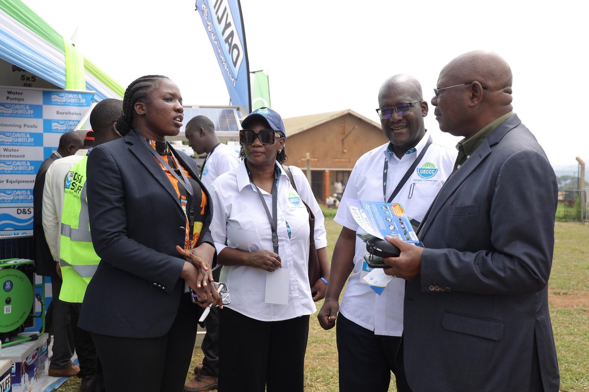 UECCC1's tweet photo. We are live at Kiboga Ssaza grounds for the official #RBFLaunch Various #CleanEnergy service companies are on ground displaying their discounted products. https://t.co/F29r6NVTxI