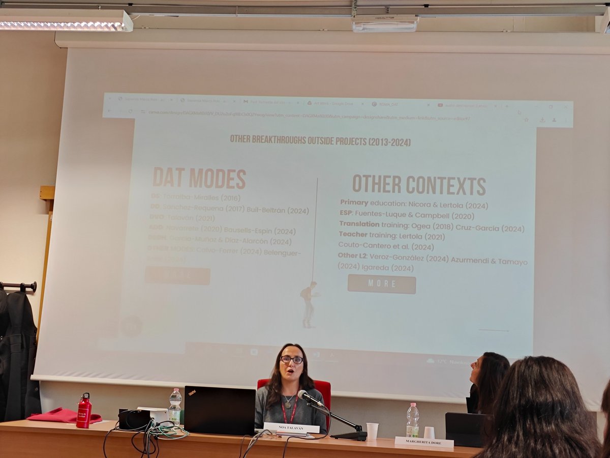 Where is #DAT heading beyond current projects? <a href="/NTALAVAN/">NOA TALAVAN</a>  shares new perspectives, research avenues, and the diverse languages being explored. A promising future for didactic audiovisual translation! #DAT #Innovation #Education <a href="/Tradit_UNED/">Tradit Didactic AVT</a> <a href="/sapienz/">sapienz</a>