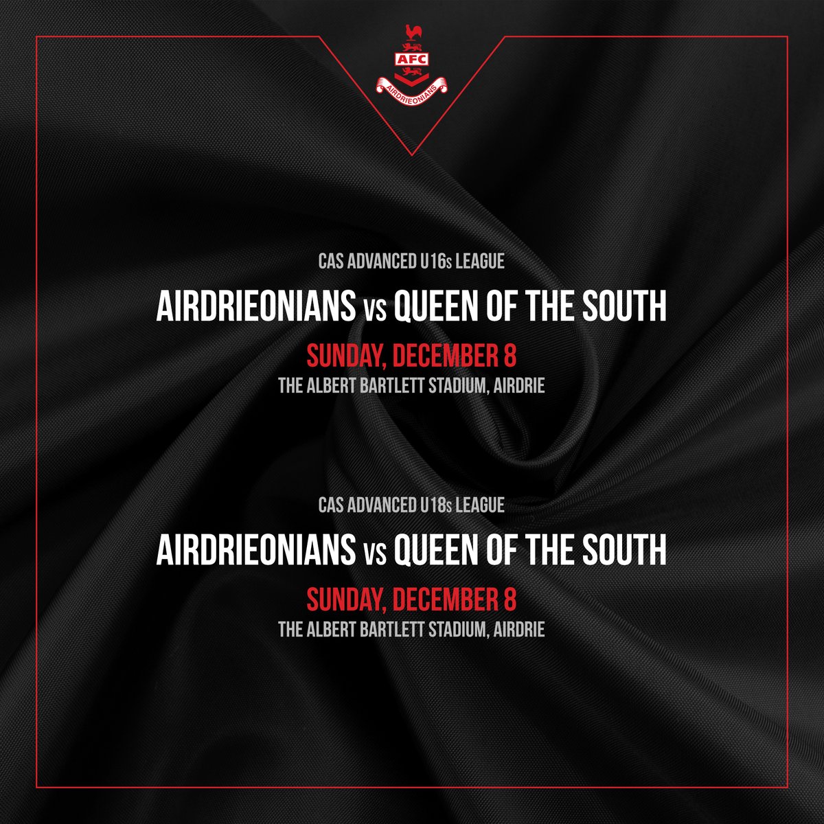 Airdrieonians Reserves and Academy tweet media