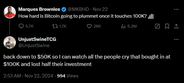 Sephirote1's tweet photo. Aged like milk. Some people really are trapped inside a box and can't see/think outside of it #bitcoin #bitcoin100k #btc100k https://t.co/AblmJGQEES