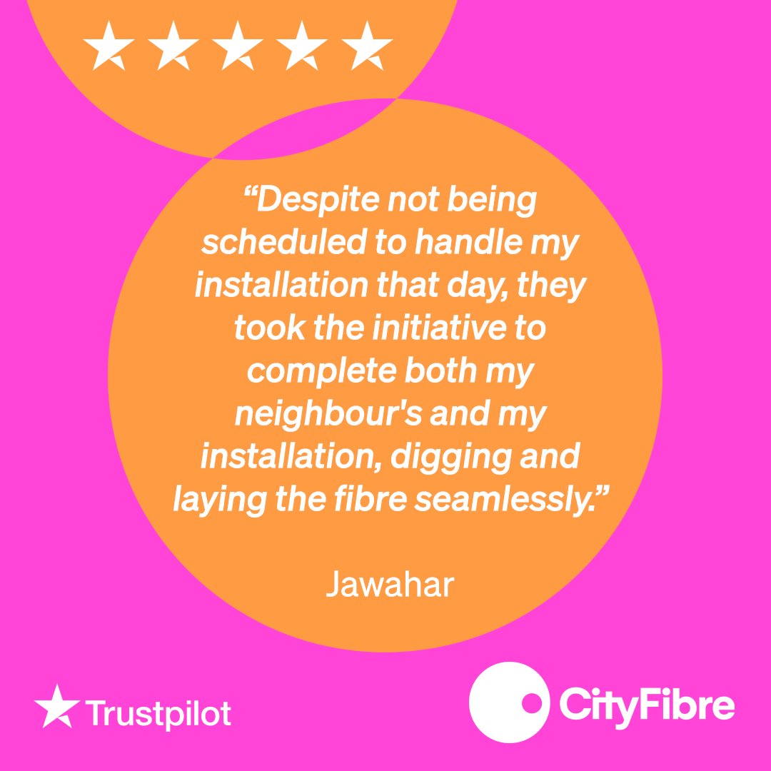 Another installation, another satisfied homeowner, and the neighbour too!

Here's another fantastic Trustpilot review from Jawhar of how the engineers go the extra mile to deliver legendary service.
