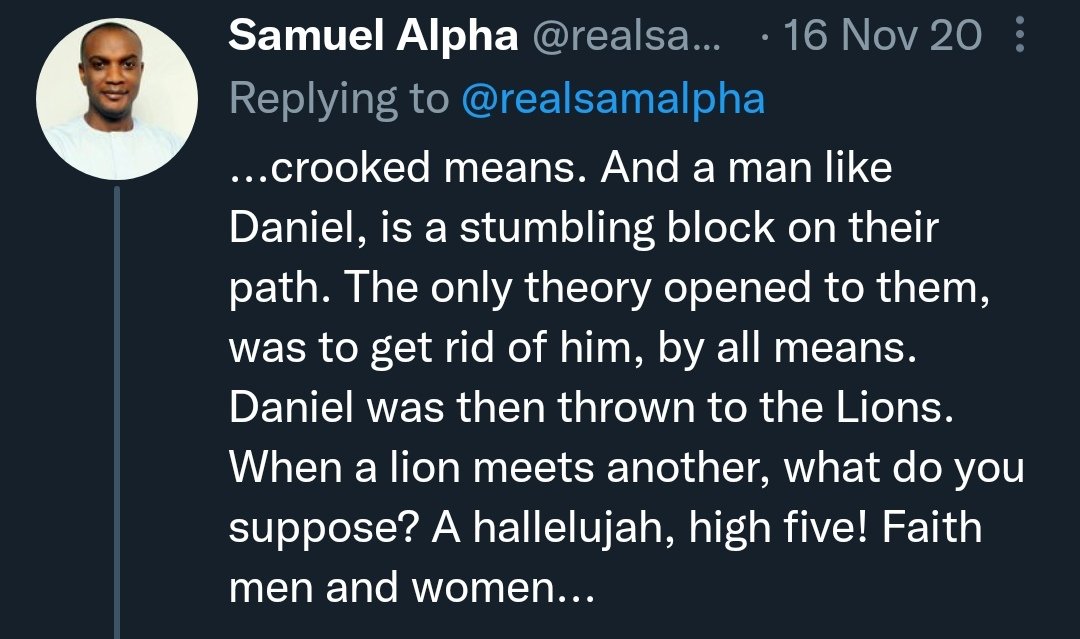 realsamalpha's tweet photo. LIFE | Fight Of Faith

Hmmm... Daniel Is Back!

And we sing...

🎶Hallelujah, hallelujah, hallelujah, hallelujah, hallelujah...

I love the part in this piece that says, "This Is Prophecy. Note It!"

#Throwback https://t.co/S6BsraxLE4