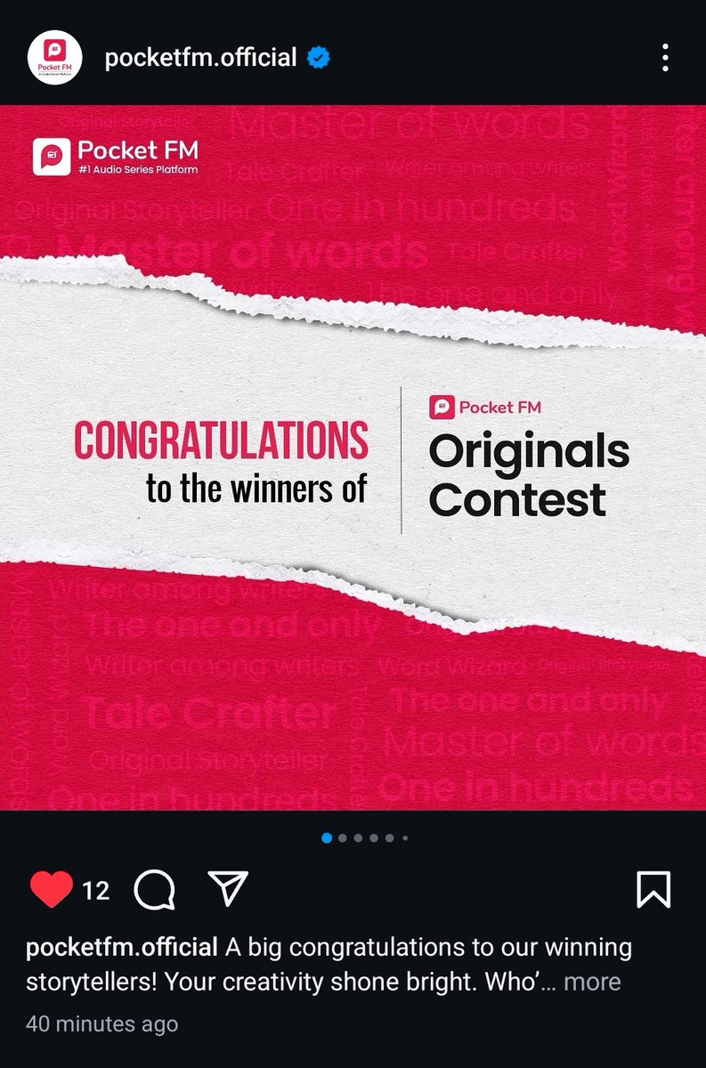 OyinloyeSabrina's tweet photo. Guys! 😲😲😲 My book Owen &amp; Liam won first place in the recently concluded 'Original' contest on PocketFM!
The prize is $10,000!

#ReadersCommunity, you are the best! Thank you so much! 😭

#writerslift #writerscommunity #writerslife #readersoftwitter
@PocketFM_App @PocketFMTeam https://t.co/SevQwMnOOM