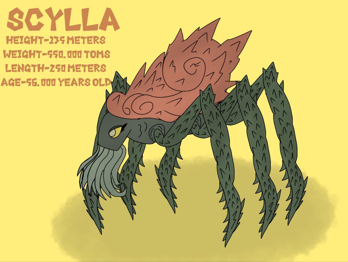 FLORSHIMO's tweet photo. Scylla! #godzillaau #KyuseijuVerse https://t.co/RAqnxrZNop