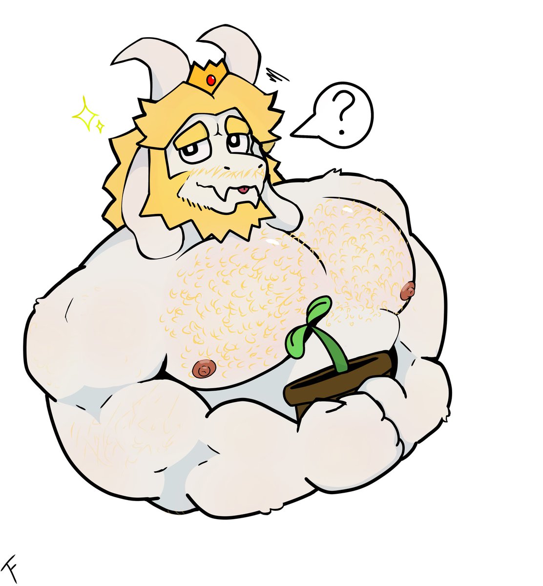_FoxIce_'s tweet photo. Asgore ✨💖 

#nsfw #bara #furry #undertale #asgore https://t.co/rqhcoMHvoN