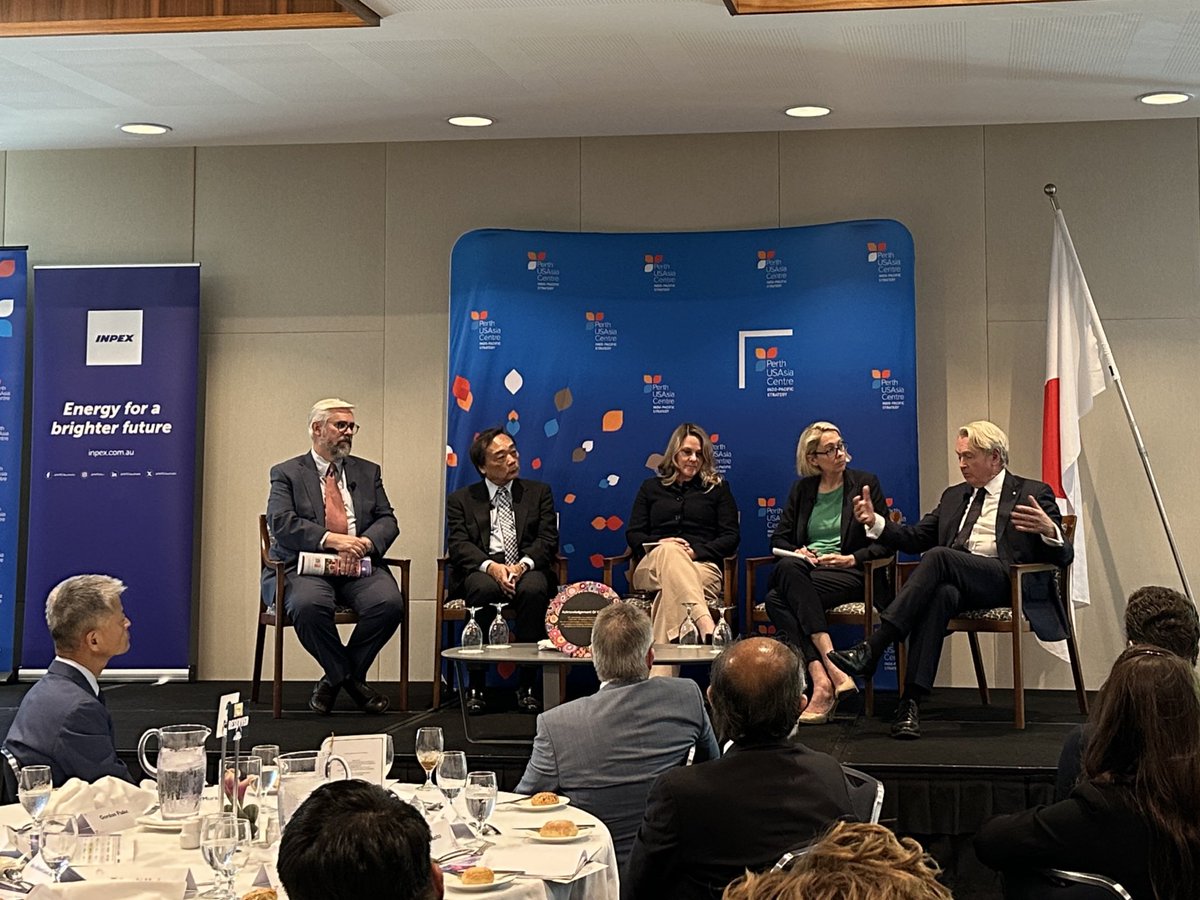 An engaging afternoon at our last event for 2024: Energy Security and the decarbonisation imperative for Japan and Australia. 🇯🇵🇦🇺

We were honoured to host Mr Takayuki Ueda, Global CEO of <a href="/inpexaustralia/">INPEX Australia</a>, for a Keynote address and panel discussion, facilitated by <a href="/lgflake/">Gordon Flake</a> . 🗣️