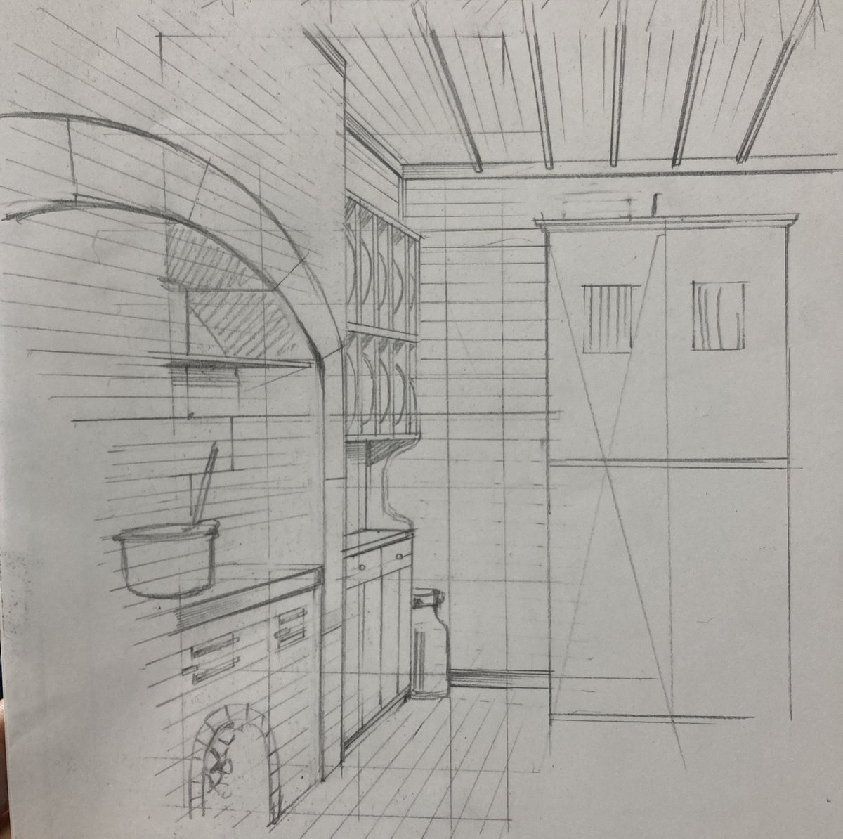 本日は久しぶりに背景デーです。
下描き→ペン入れ→レンガの素材貼り付けて完成!
#珠玉の背景シリーズ #悪役王女の竜騎士団生活