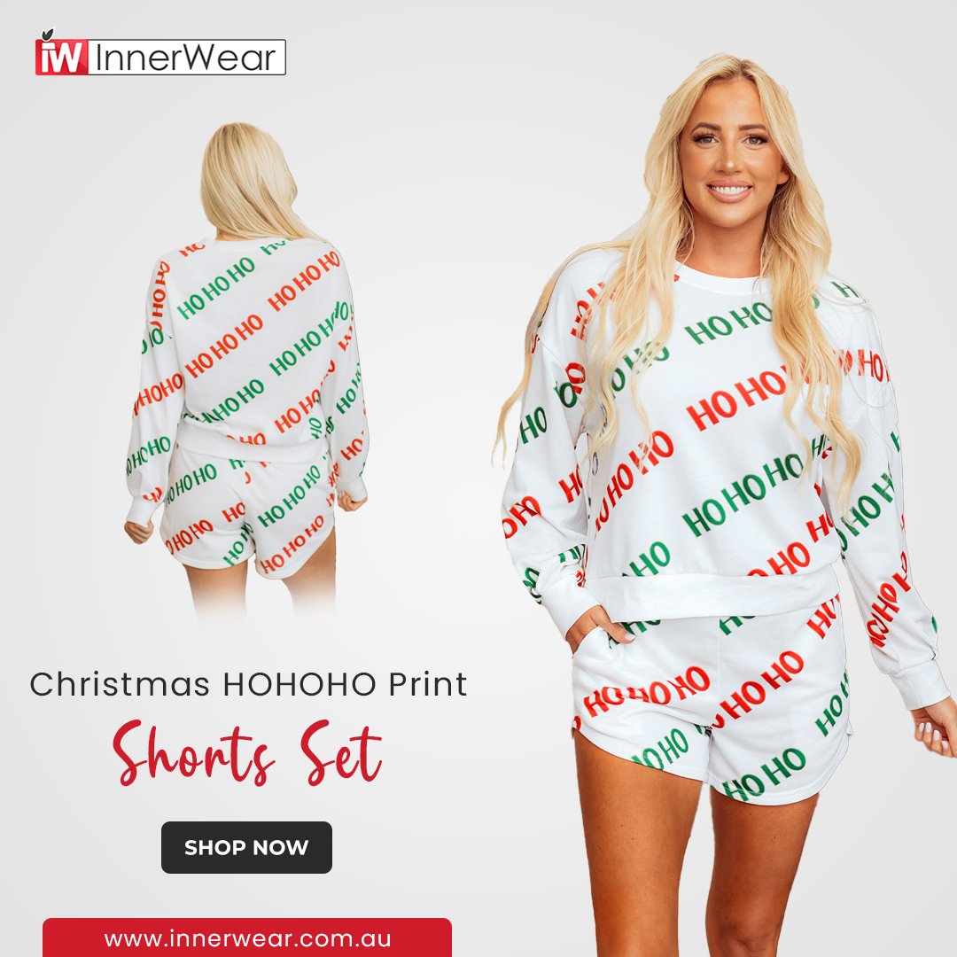 innerwears's tweet photo. Limited Stock Alert! 🚨 

Our 'Ho Ho Ho' short sets are flying off the shelves! 

Grab yours now before they're gone! 💨 

Shop now and jingle all the way! 🛍️
https://t.co/8sV4EbF4mx

#ChristmasSale #LimitedEdition #ShopFast #ChristmasFashion #HolidayStyle #ChristmasGift #ShopNow https://t.co/0rh5nt3RJZ