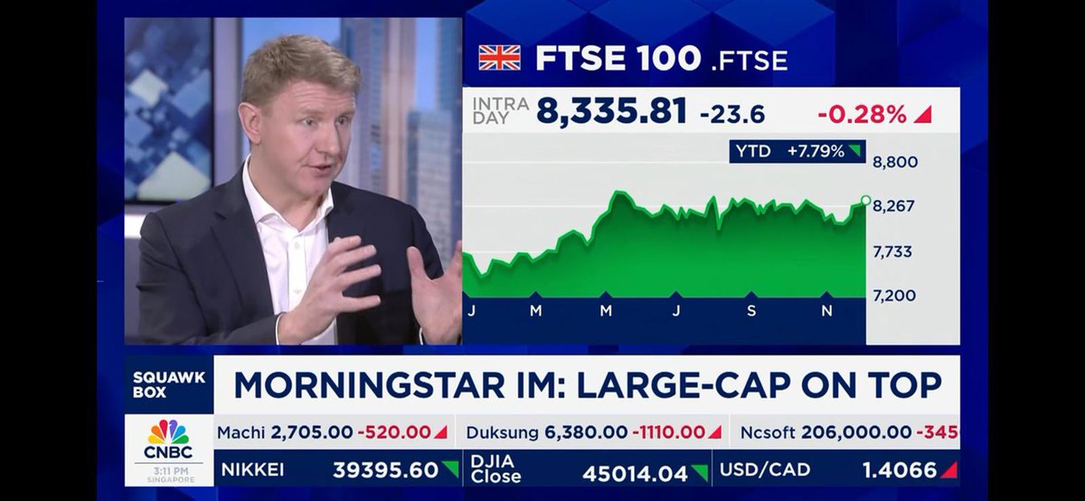 EdelSmithfield's tweet image. Dan Kemp @MorningstarInc and Gurpreet Garewal @GoldmanSachs joined @SquawkCNBC live to share their expert insights on market trends, investment strategies, and the economic outlook for 2025.
#InvestorSummit24