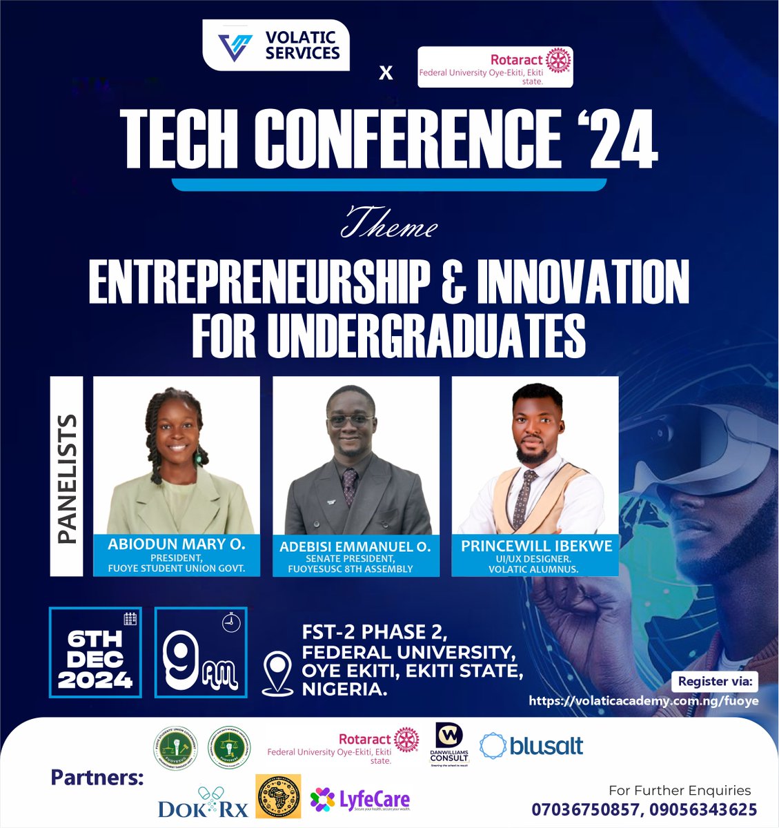 Volatic24's tweet photo. Don’t Miss Our Panel Session!
Join us for an inspiring session with student leaders and tech experts tackling key questions on overcoming challenges, starting tech careers, and driving
#vtc24 #project200 https://t.co/cBm91imuyC