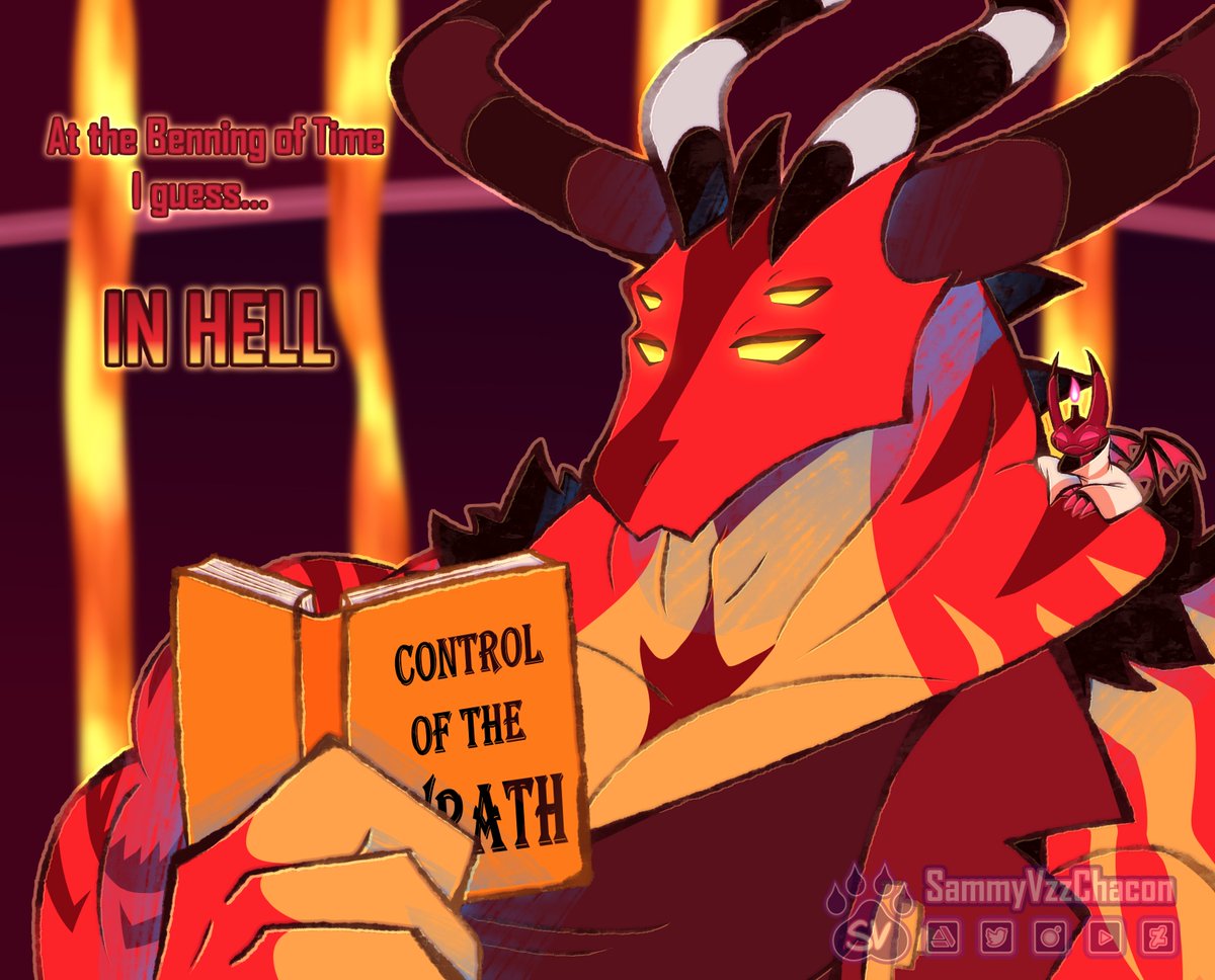 SammyVzzChacon's tweet photo. Ni idea de como paso realmente pero me da mucha risa pensar que fue asi jeje

#HelluvaBoss #HelluvaBossFanart #HelluvaBossSatan #HazbinHotelLucifer https://t.co/c0EZpgNq48