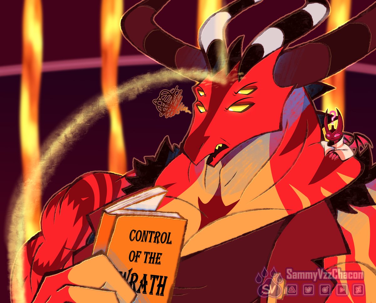 SammyVzzChacon's tweet photo. Ni idea de como paso realmente pero me da mucha risa pensar que fue asi jeje

#HelluvaBoss #HelluvaBossFanart #HelluvaBossSatan #HazbinHotelLucifer https://t.co/c0EZpgNq48