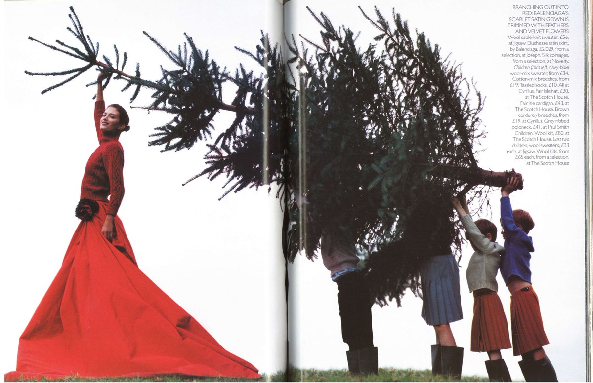 DMUSpecialColls's tweet photo. I'm happy decking out the #tree wearing a #Xmasjumper but maybe I'm missing an opportunity for some #holidayglamour 🤔#VogueChristmas, 1997 for @ARAScot's #ArchiveAdventCalendar
Have you got your tree yet?
@librarydmu @dmuleicester @AStitchinTime13 #Xmasstyle #Fashion https://t.co/OTW4uTczSG