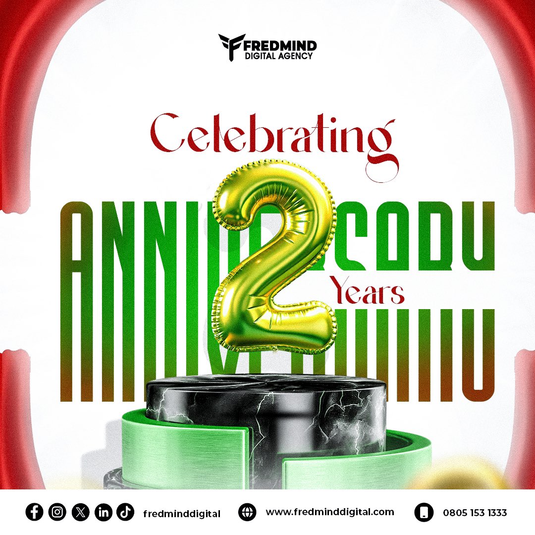 fredminddigital's tweet photo. Congratulations to us ❤️

FREDMIND DIGITAL AGENCY IS TWO YEARS 

Cheers to 2 Years of Innovation, Excellence, and growth 

We keep building 

#FREDMINDAt2 #DigitalExcellence #UserFriendlyWebsites #MobileApplications #LimitlessPossibilities https://t.co/ynrpt6MD3m