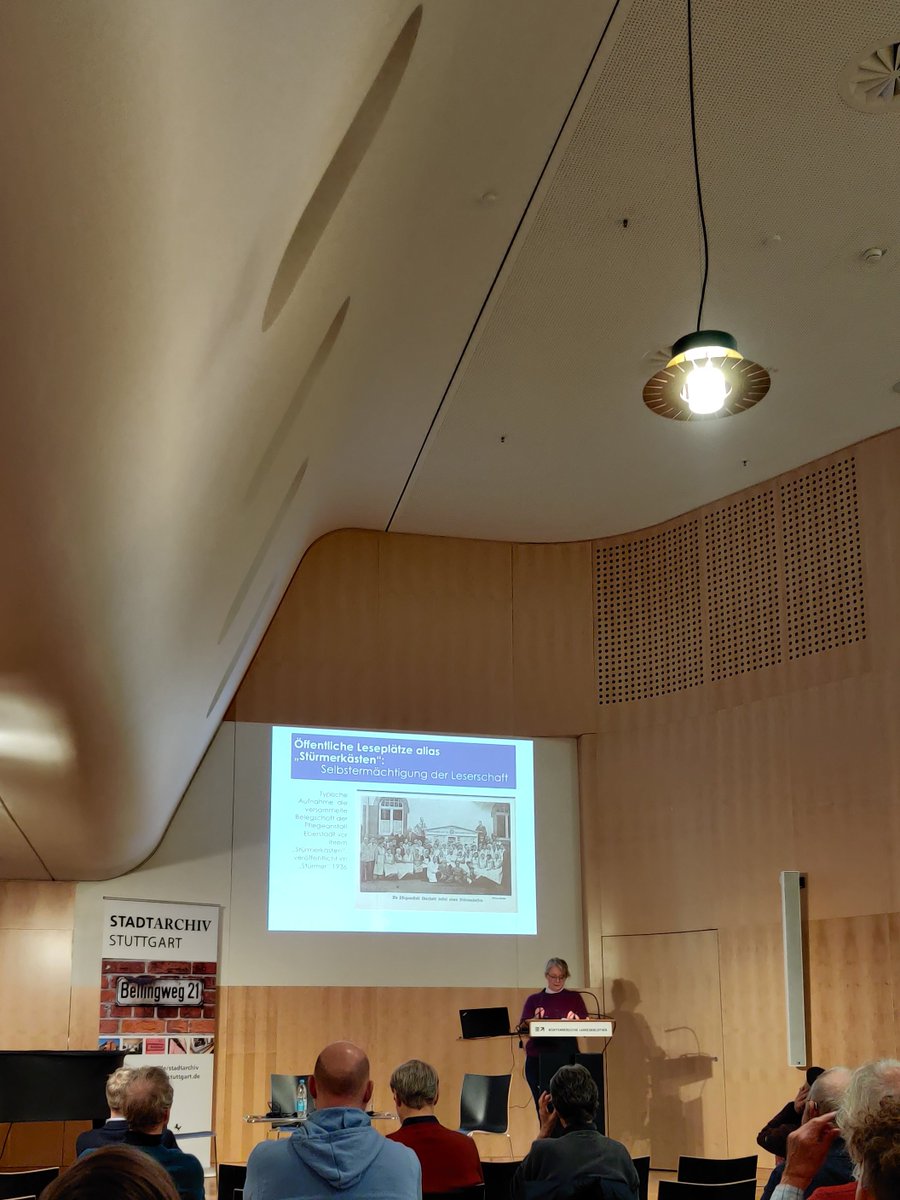 Gestern spannende Buchvorstellung in der <a href="/WLB_Stuttgart/">Württembergische Landesbibliothek (WLB)</a>  mit Melanie Wager (Dokumentationszentrum Reichsparteitagsgelände Nürnberg) über ihr Buch über den "Stürmer". #Antisemitismus