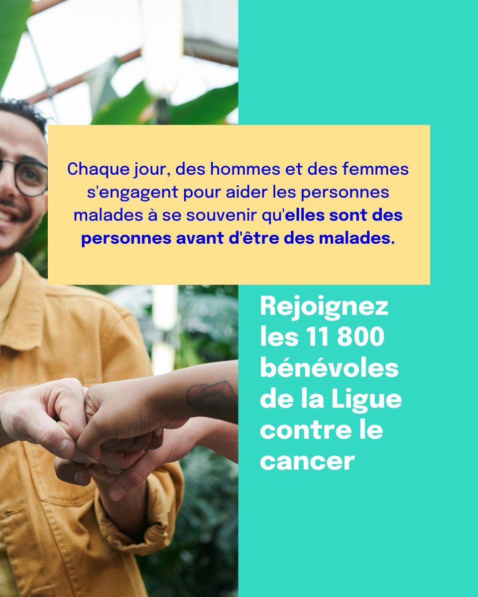 Dans chacun des 103 comités départementaux de la Ligue, près de 12 000 bénévoles donnent leur temps et leur énergie pour accompagner les personnes malades et soutenir leurs proches. 

MERCI ! 💙🧡
#JournéeMondialeDuBénévolat
👉 lncc.info/benevolat