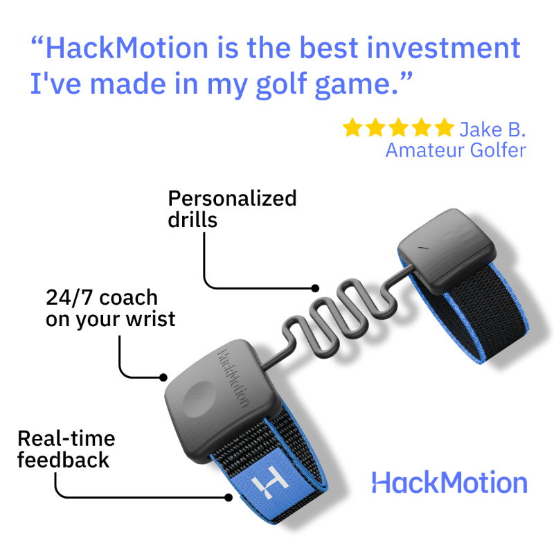hackmotion_golf's tweet photo. Unlock your best golf swing with HackMotion! 
Get real-time feedback on wrist angles to improve clubface control and consistency. 
Trusted by pros and loved by amateurs.