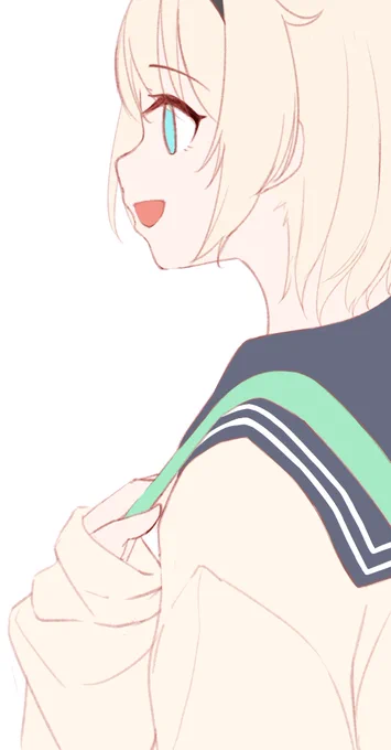 途中……