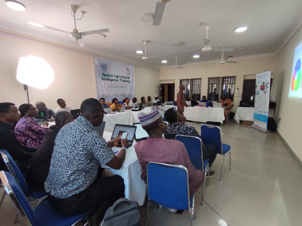 Spatial Agriculture Intelligence Face to Face  training  day 2 <a href="/ARMTI/">Timothy</a>, Abuja