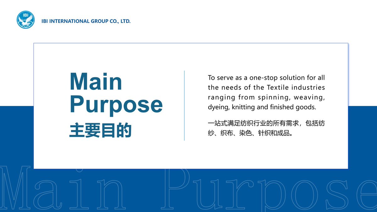 IBI_INTL_GROUP's tweet photo. IBl Intl Group welcomes your partnership through the Textile One Window Network (TOWN) Office, a one-stop solution for the textile industry's needs, from spinning and weaving to dyeing, knitting, and finished goods, with the goal of building a 'shared community' for the sector. https://t.co/IXze1MydXC