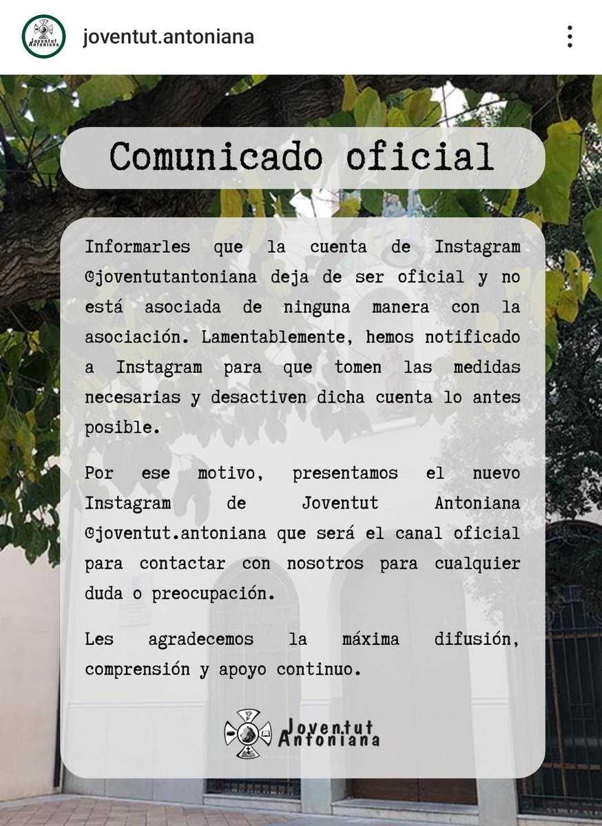 VilarealRadio's tweet photo. 📢Comunicat Oficial Joventut Antoniana https://t.co/apyUQrin9C