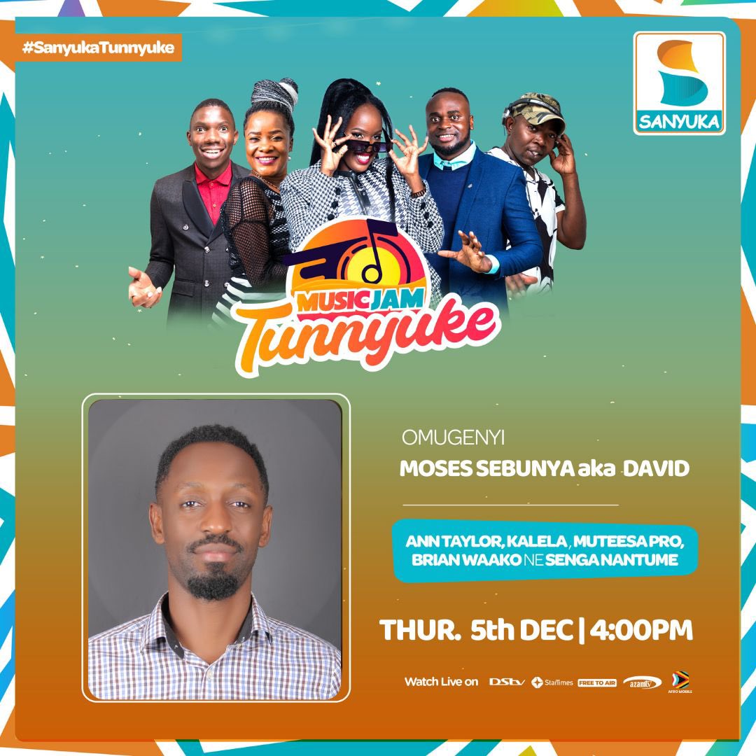Today on <a href="/sanyukatv/">Sanyuka TV</a>, <a href="/DBakuseka/">Debbie Bakuseka</a> &amp; Ssebunya Moses Kalule will be hosted to dive deeper into the <a href="/NkinziMovie/">NkinziMovie</a>.

Tune in at 4:00 PM to discover what to expect from this exciting movie premiering soon!

#NkinziMoviePremiere #CinemaUG