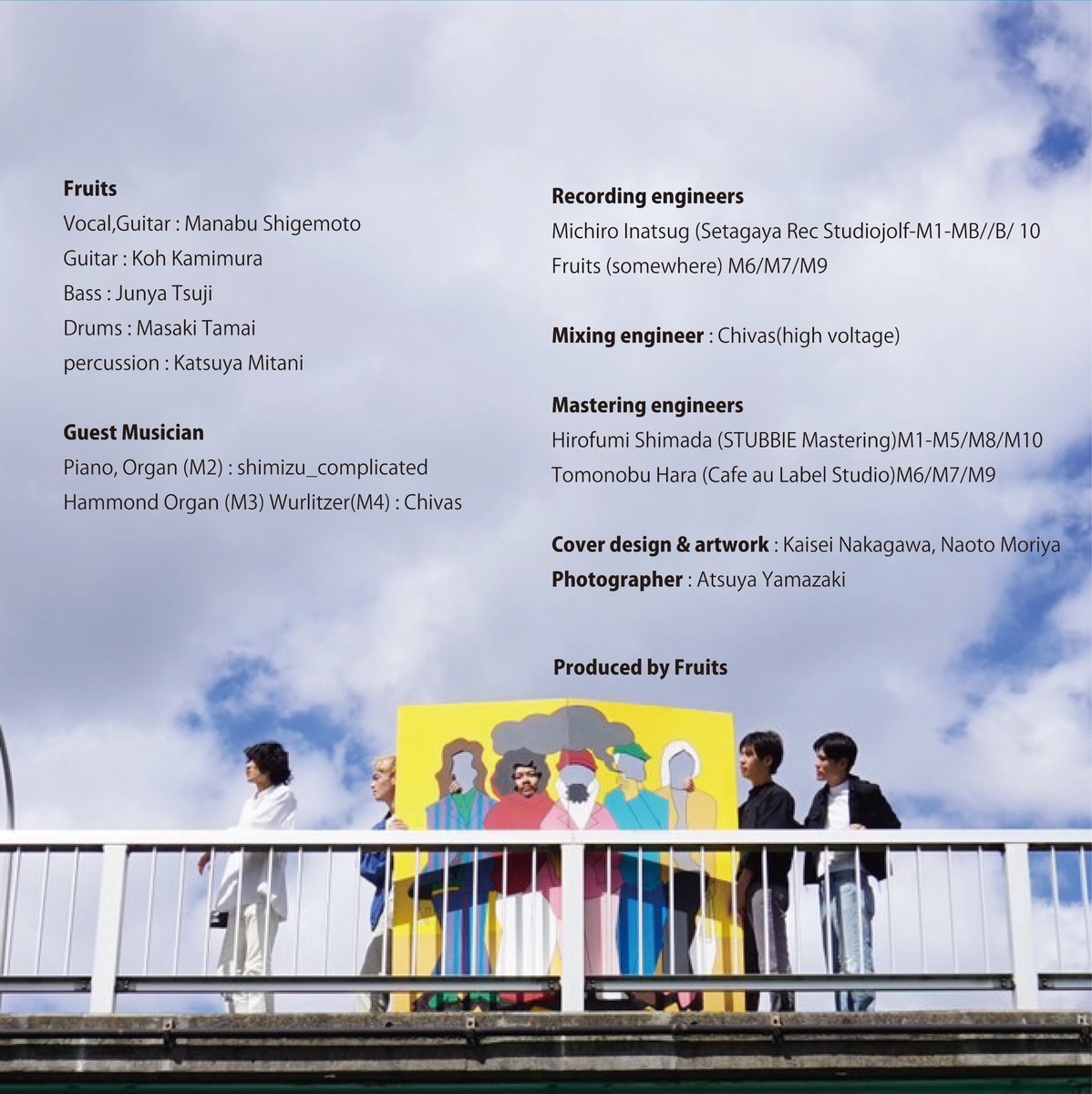 Fruits_Band's tweet photo. Fruits 1st. Album
 『Almost Fully Ripe』Out!!

いい感じに熟してきたFruitsの
1st Albumがリリースされました。

https://t.co/BRpQaEy3L1

#Fruits #AlmostFullyRipe https://t.co/puNSZ0sQqR