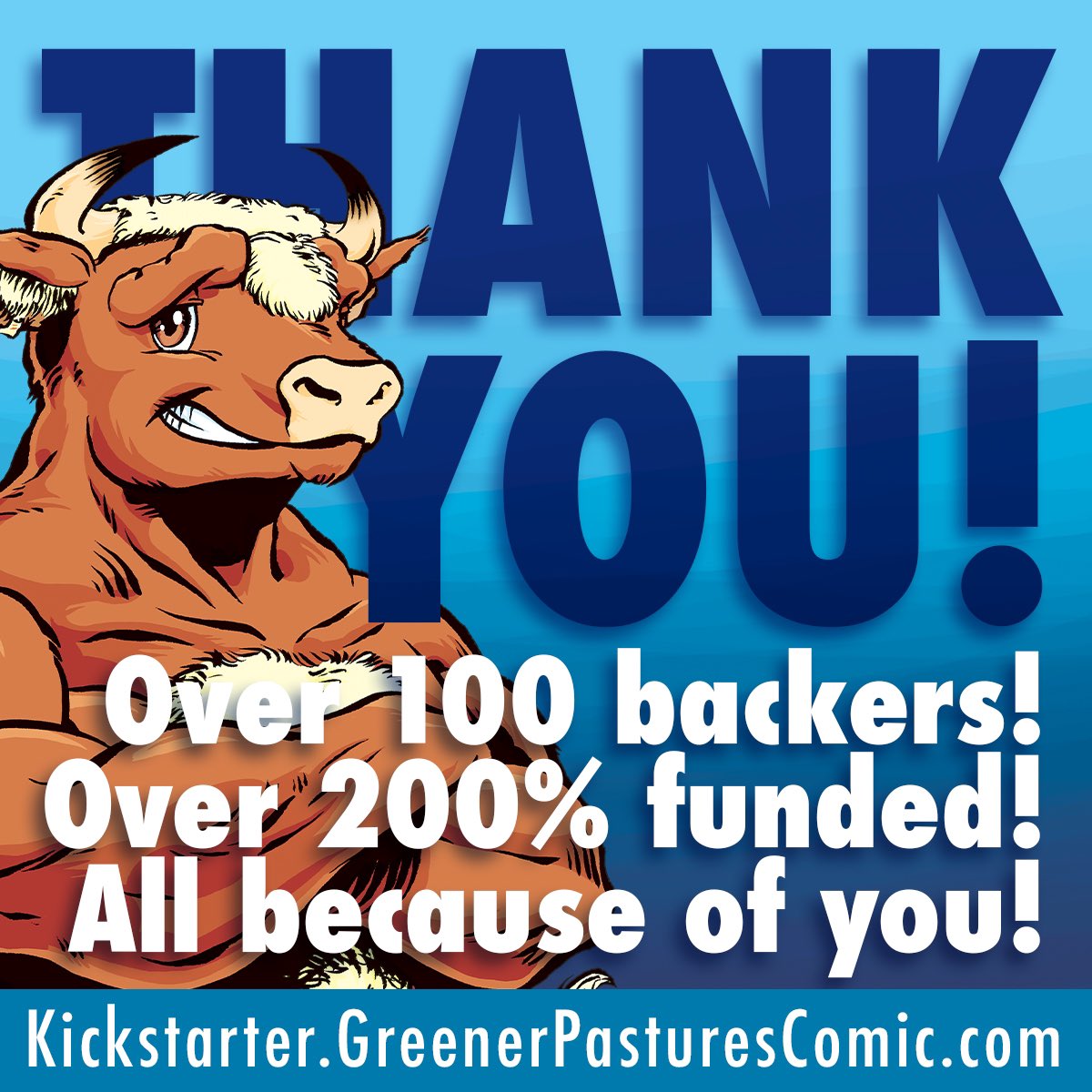 It’s over 24 hours since the GP Volume 1 Kickstarter wrapped and we’d just like to thank everyone for their support — whether that was a ‘thumbs up’ or a contribution or anything between. A successful campaign is never a given and will always be appreciated by us. Thanks!