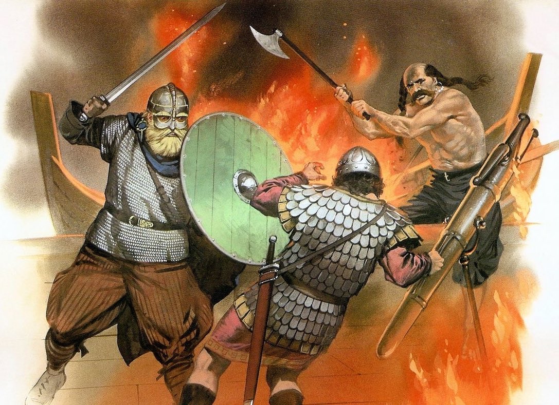 nonregemesse's tweet photo. Vikings by Angus McBride https://t.co/dta9IT4YS0