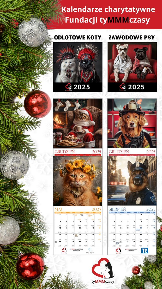 Dla miłośników czworonogów, poukładanych biurowych bestii, ludzi z empatią, chcacych obdarować i majacych wszystkie te cechy w sobie..👈
Charytatywny kalendarz "Odlotowe koty" "Zawodowe psy" fundacji Tymmmczasy juz do kupienia na:allegro.pl/oferta/charyta…

allegro.pl/oferta/charyta…